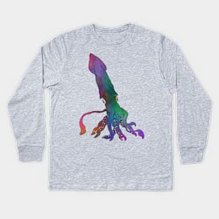 Giant squid Kids Long Sleeve T-Shirt